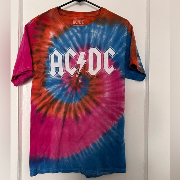 Shirts | Acdc Tiedye Tee Size S | Poshmark
